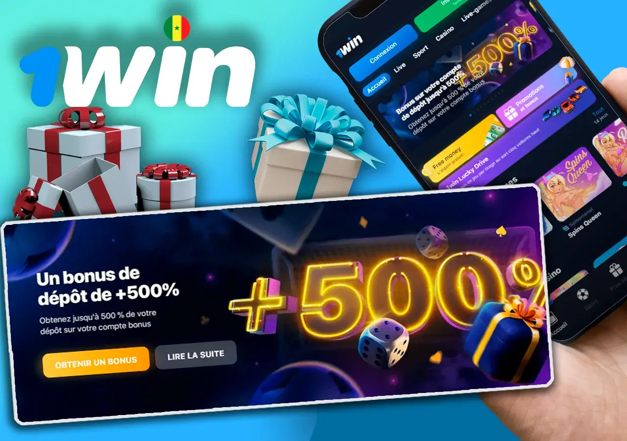 Jouez sur le site du leader des jeux d'argent et recevez 500% de bonus