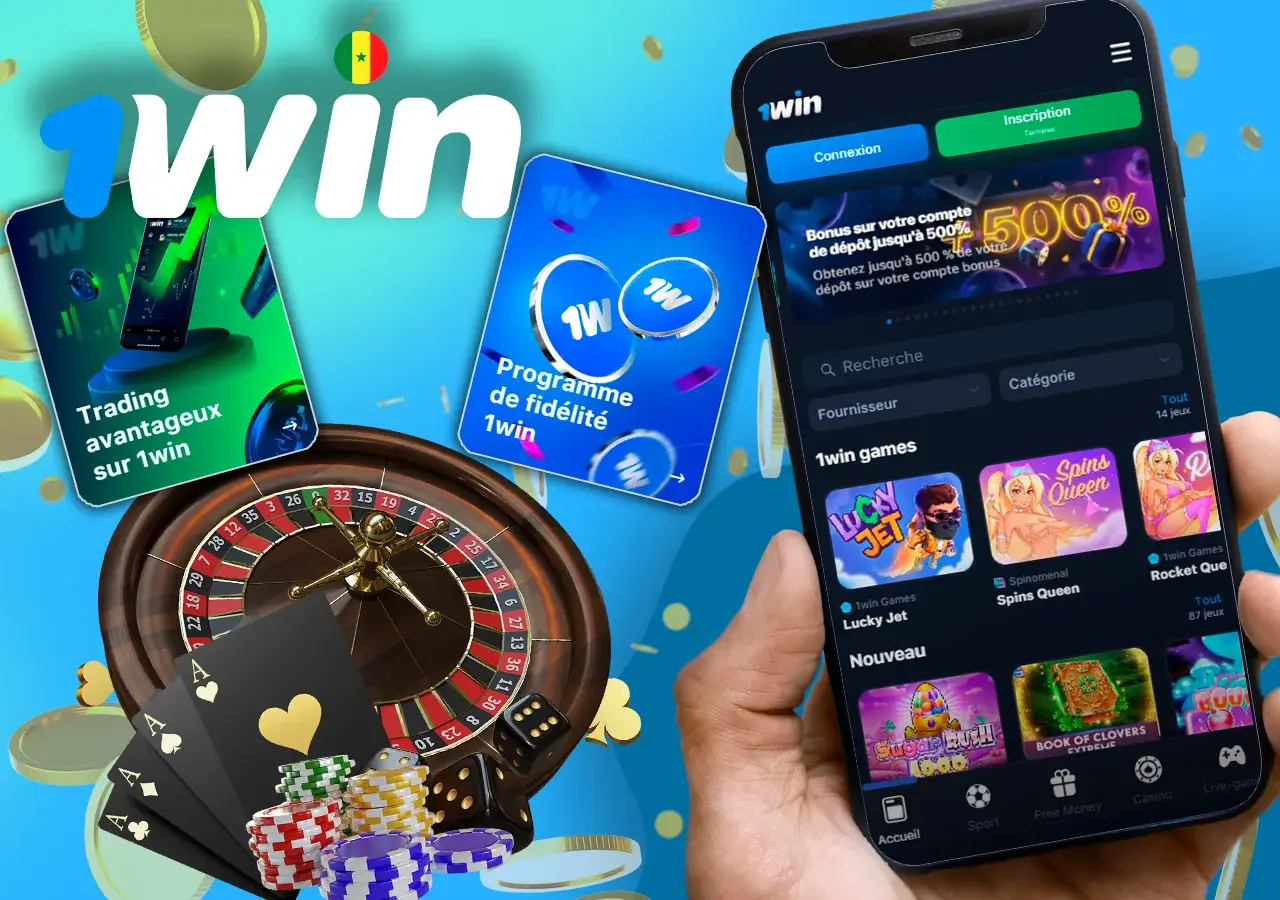 Le site propose d'essayer des casinos en ligne, des paris sportifs et des bonus