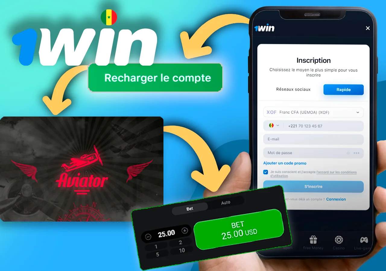 Instructions pour commencer à jouer à ce jeu sur 1Win Senegal