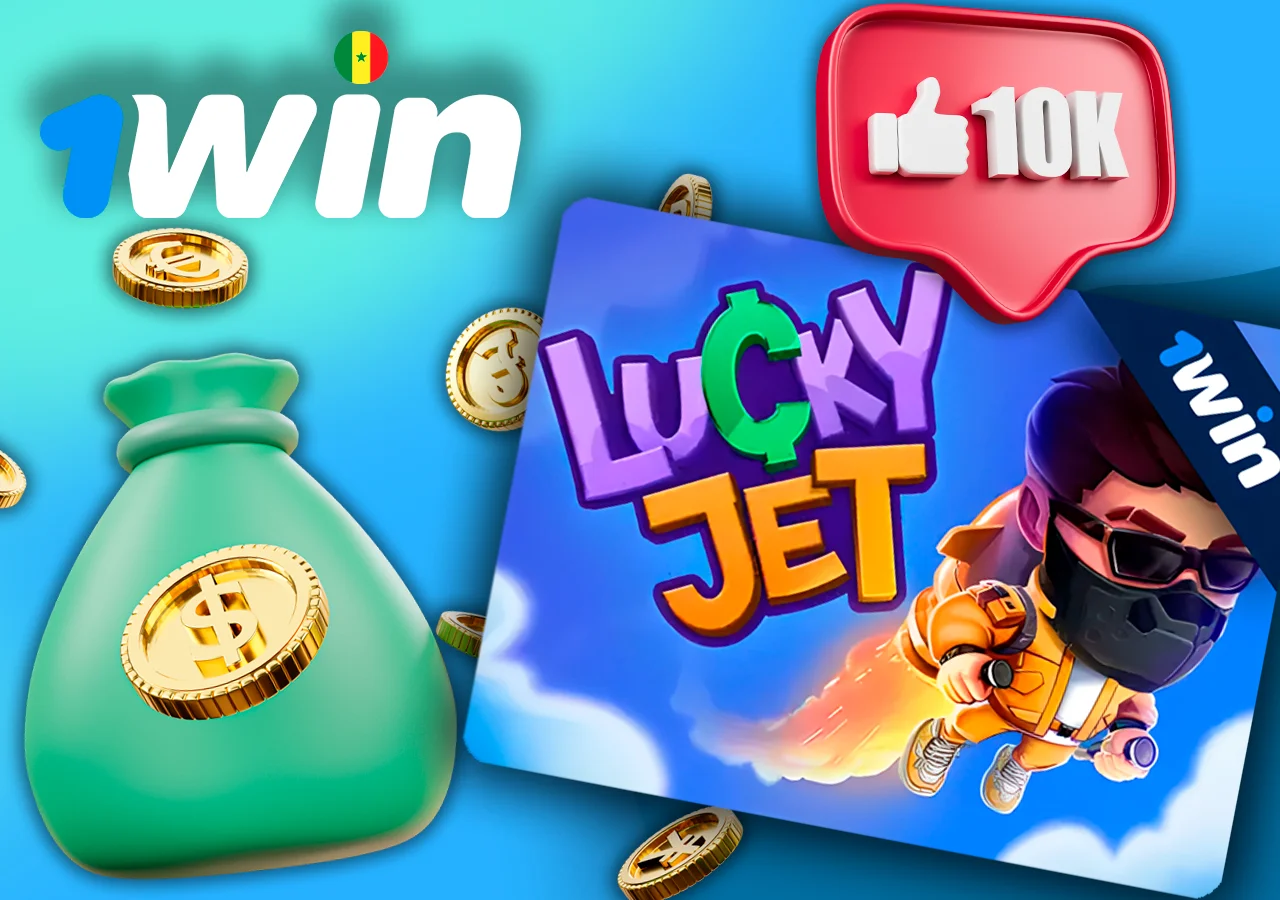 Défiez d'autres joueurs à Lucky Jet sur le casino en ligne 1Win