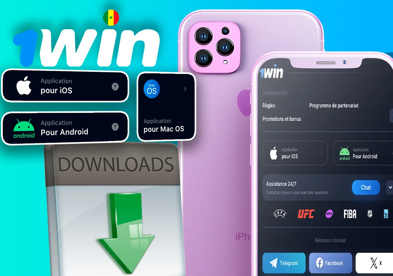 Application mobile 1Win pour le jeu